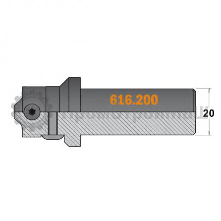 616.200 Фреза (корпус) для сменных ножей S=20 D=20x85 RH CMT 