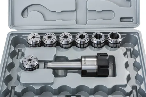 Цанговый патрон MK3/ER40 с набором из 7 цанг: 6, 8, 10, 12, 16, 20, 25 мм ER 40