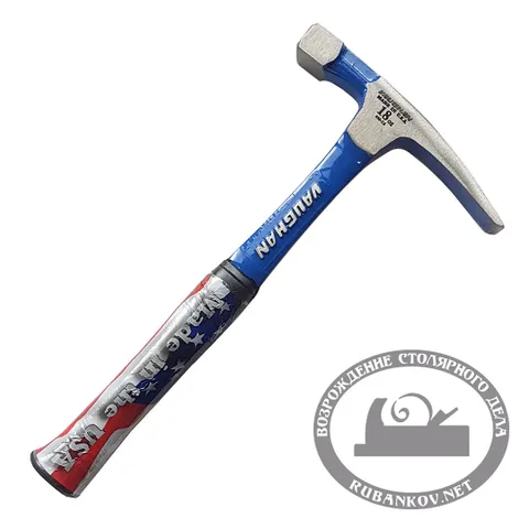 Молоток Vaughan кирка ABL18, 510гр (18oz), 330мм, резиновая рукоять