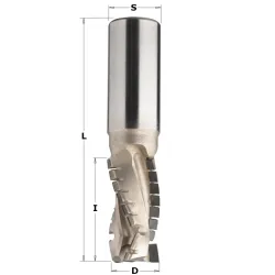 Фреза пазовая DP 22x25x50 d=22 I=65 L=127 Z=3 RH CMT 143.227.61