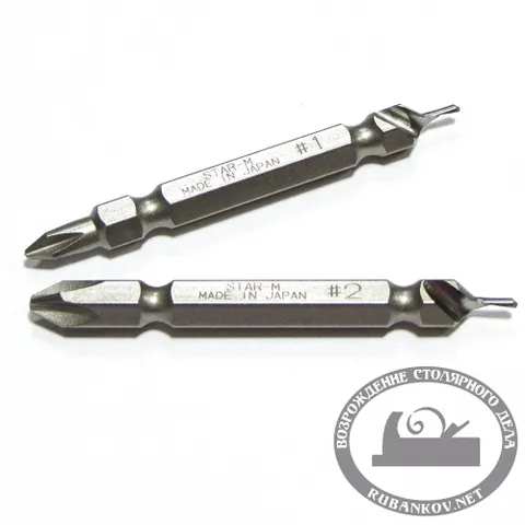 Отвёрточные насадки Star-M N5009, N1, 2штуки