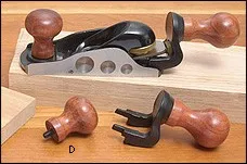 Рукоять задняя круглая для торцовочного рубанка Veritas Low-Angle Block Plane (160мм/12°)