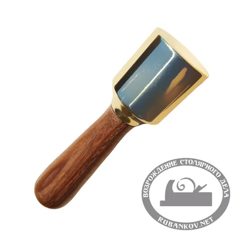 Киянка ПЕТРОГРАДЪ, латунная, модель 'Journeyman's mallet', 500 г