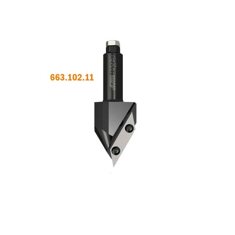 Фреза концевая V-образная V 60° Z1 S=20 D=42X35X115 RH CMT 663.102.11