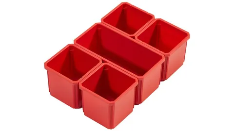 Ячейки для органайзеров 5шт Milwaukee PACKOUT (1 большая, 4 маленьких)