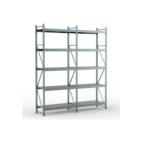 Стеллаж СТ.П c 5 ярусами ВхШхГ 2500х1620х800 мм