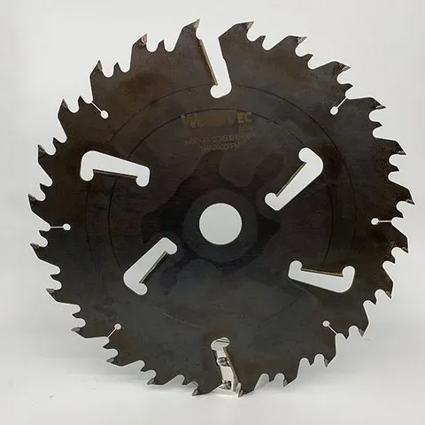 Пила дисковая Ø450 х 50 х 4,6/3,0 Z = (24 + 24) + 6 WoodTec