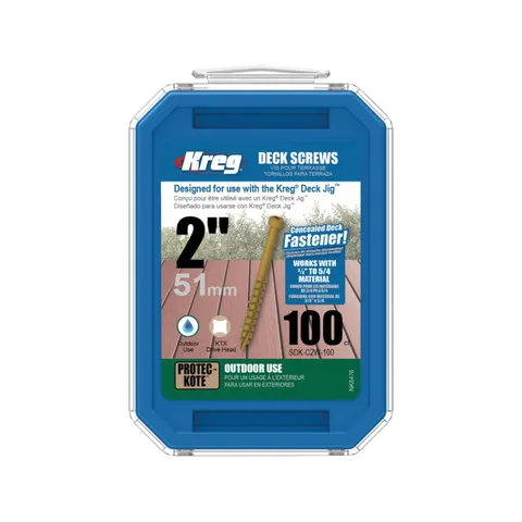 Шурупы 2 (Protec-Kote) для DECK JIG - 100 шт. Kreg SDK-C2W-100