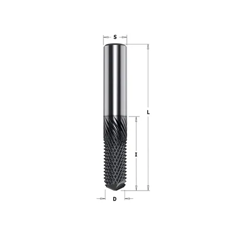 Фреза монолитная для композитных материалов D=8x25x63 RH CMT 151.080.25E