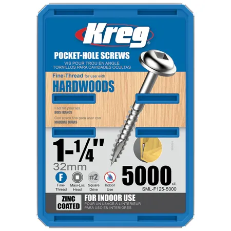 Оцинкованные саморезы Kreg Jig: SML-F125-5000