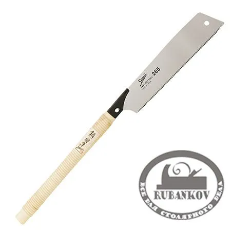 Пила безобушковая Shogun Cross Cut Saw, 265мм, прямая деревянная рукоять