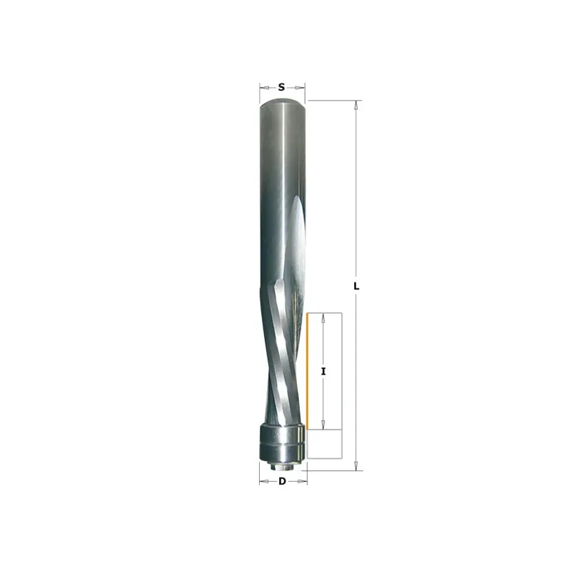 Фреза спиральная монолитная 12,7x31,7x89 Z=2 S=12,7 RH CMT 191.505.11B