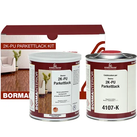 Защита поверхности матераилами 'Traditional Line': 2K Parkettlack Kit 4141-2K-XX