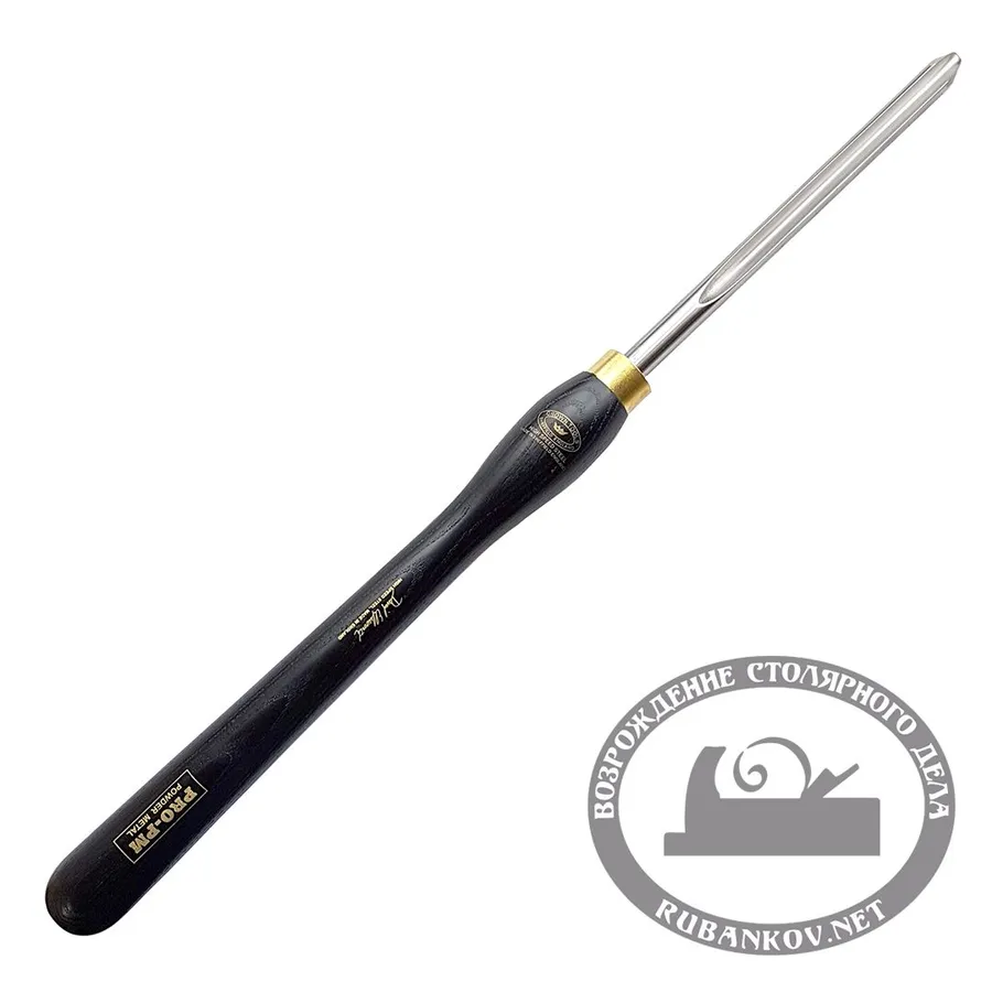 Резец токарный Crown PM, Bowl Gouge 'Ellsworth', 13мм, рукоять 406мм