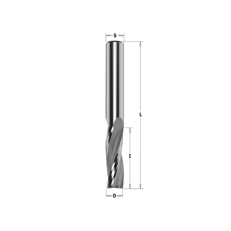 Фреза спиральная монолитная 12x35x80 Z=3 S=12 LH CMT 193.120.12