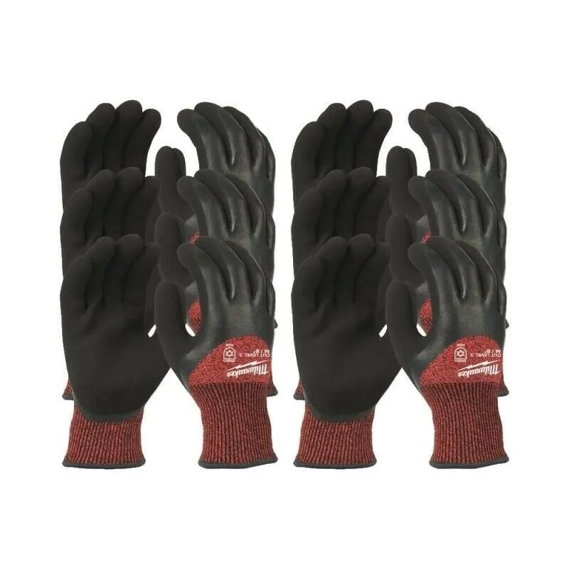Перчатки: 12 Pack Winter Cut Level 3 Gloves-XL/10
