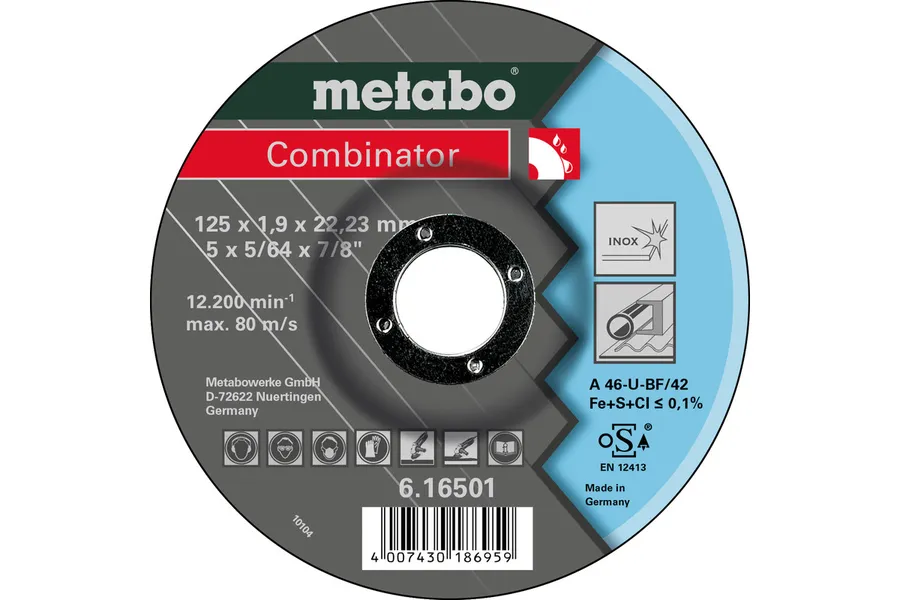 Combinator 125 x 1,9 x 22,23, нержавеющая сталь, TF 42 (616501000)