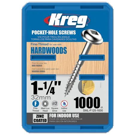 Оцинкованные саморезы Kreg Jig: SML-F125-1000