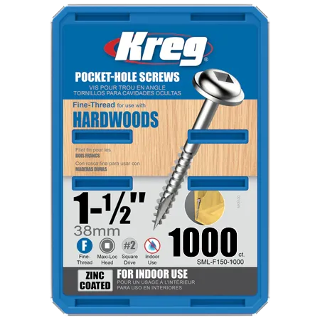 Оцинкованные саморезы Kreg Jig: SML-F150-1000