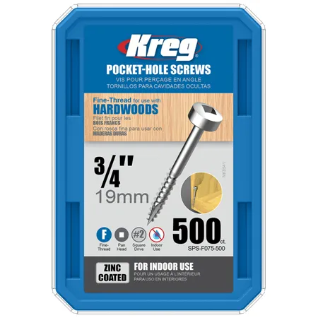 Оцинкованные саморезы Kreg Jig: SPS-F075-500