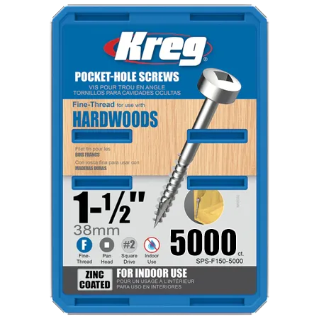 Оцинкованные саморезы Kreg Jig: SPS-F150-5000