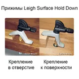 Прижимы Leigh Surface Hold Down и ассессуары