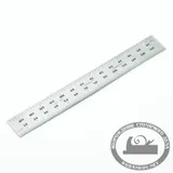 Линейка  Starrett,  150мм, 2 шкалы - в мм (шаг 1мм и 1/2мм)