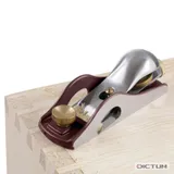 Рубанок Dictum Block Plane, 165/44мм/12град//SK4, с открытыми бортами, с регулируемым летком