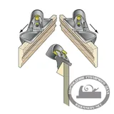 Рубанки кромочные Veritas Iron Edge-Trimming Plane