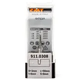 Фреза концевая CMT пазовая D=3,0 I=8,0 S=8,0 L=50,0  CMT PRO 911.0308