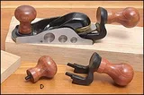 Рукоять задняя круглая для торцовочного рубанка Veritas Low-Angle Block Plane (160мм/12°)