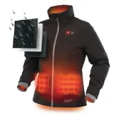 Куртка с электроподогревом женская Milwaukee M12 HJ LADIES-0 (XL) черная