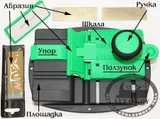 Заточной набор Sharp Edge + четыре абразива
