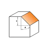 Фреза фасочная 45гр., смен.ножи HM Z2 S=6 D=29x8x52 CMT 658.047.11