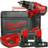 Аккумуляторная дрель-шуруповерт Milwaukee M12 FUEL FDD-402X