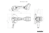 WB 18 LTX BL 180 (613087840) Аккумуляторная угловая шлифовальная машина