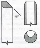 Резец токарный Crown HSS, Bowl Gouge, 10мм, рукоять 354мм