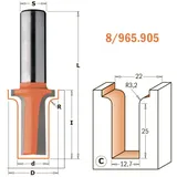 Фреза концевая CMT радиусная D=34,9 I=25,0 S=12,0 R=12,70  965.904.11