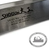 Пила обушковая Shogun Dozuki Saw, Premium, 240мм, прямая деревянная рукоять