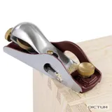 Рубанок Dictum Block Plane, 165/44мм/12град//SK4, с открытыми бортами, с регулируемым летком
