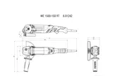 WE 1500-150 RT (601242000) Угловая шлифовальная машина