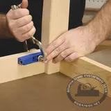 Приспособление для соединения саморезами Kreg Jig Mini (MKJ) + Ступенчатое сверло + ключ