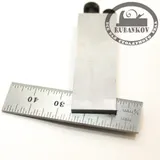 Угольник Starrett 453MA, 50мм, с подвижной подошвой, с двумя винтами