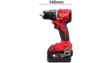 Аккумуляторная компактная дрель-шуруповерт Milwaukee M18 BLDDRC-402C