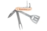 Мультитул для гриля HAMMER Flex 310-310, нержавеющая сталь, разборный, 5 приборов 530195