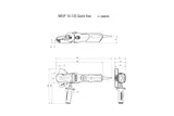 WEVF 10-125 Quick Inox Set (613080500) Угловые шлифовальные машины с плоским редуктором