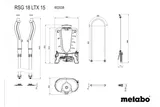 RSG 18 LTX 15 (602038850) Аккумуляторный ранцевый опрыскиватель