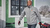 Куртка серая c электроподогревом Milwaukee M12 HJ GREY4-0 (XL)