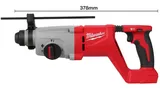 Аккумуляторный перфоратор Milwaukee M18 BLHACD26-0X