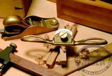 Стружок Lie-Nielsen Small Bronze Spokeshave Presto, бронзовый, с плоской колодкой